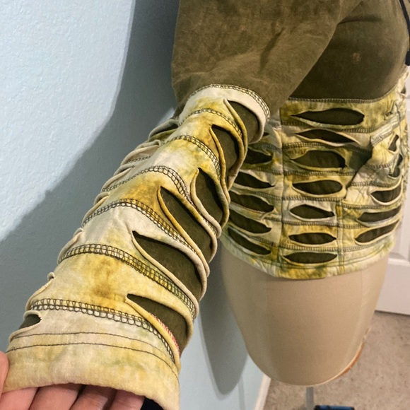 Elan Blanc camouflage dark green jacket size Small - Picture 6 of 8